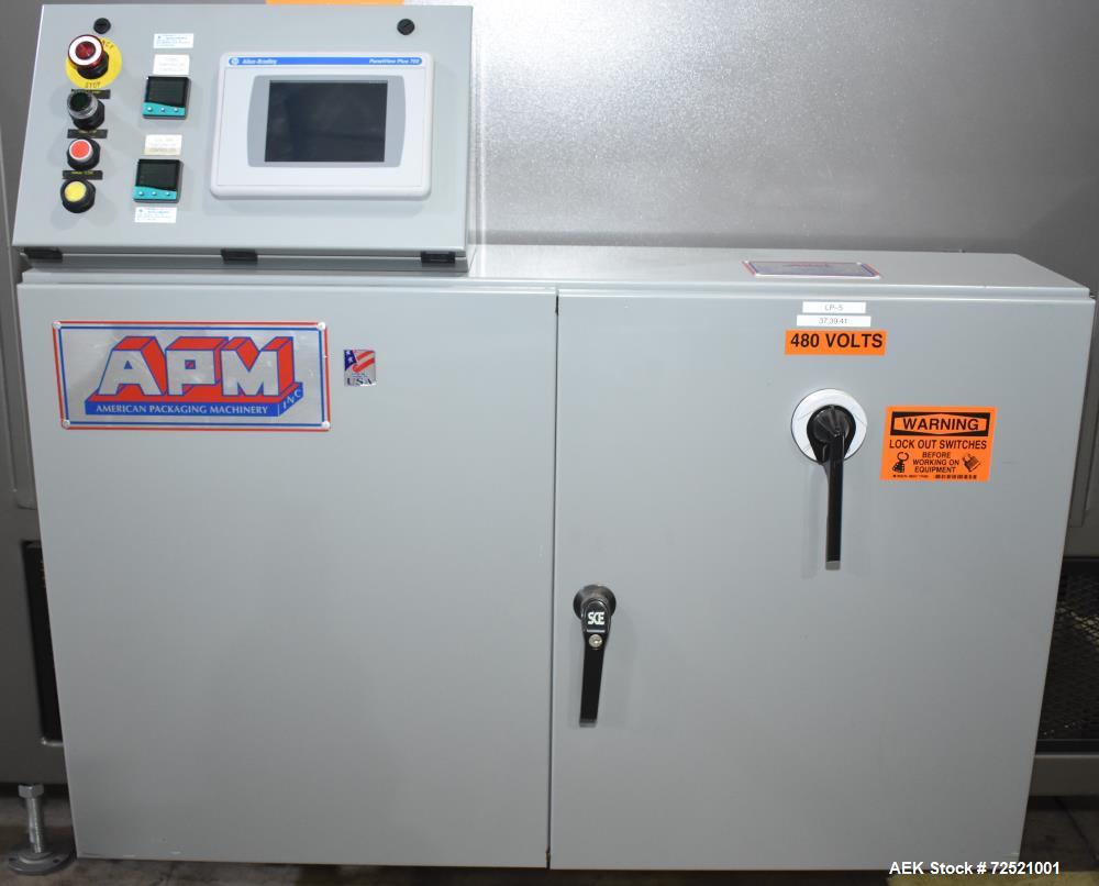 Used- American Packaging Machinery (APM) Model MIC-26 Inline Shrink Bundler with